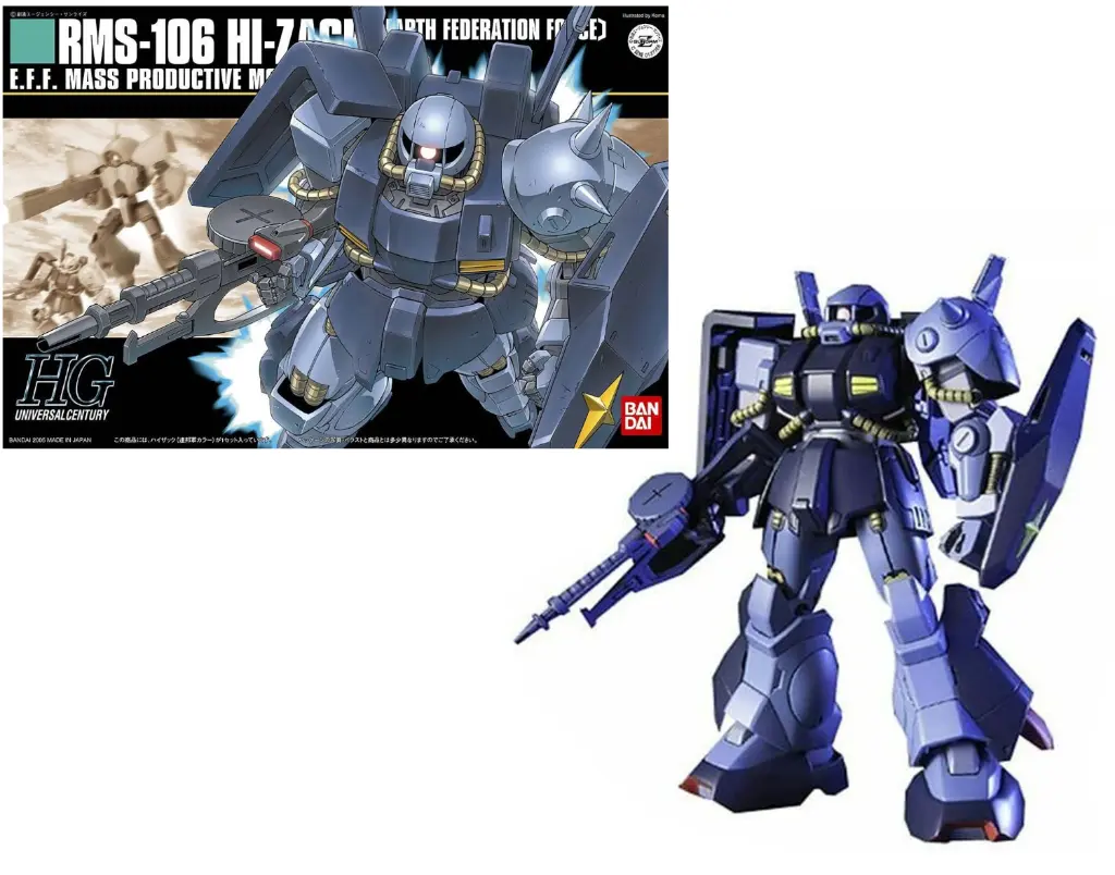 GUNDAM - HGUC 1/144 RMS-106 Hi-Zack (Earth Fed. Force) - Model Kit