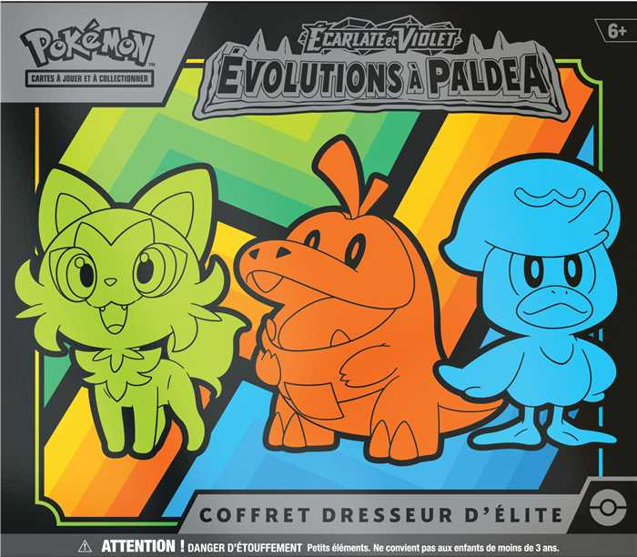 Pokémon JCC - Écarlate et Violet - Coffret Dresseur d'Élite Évolutions à Paldea FR