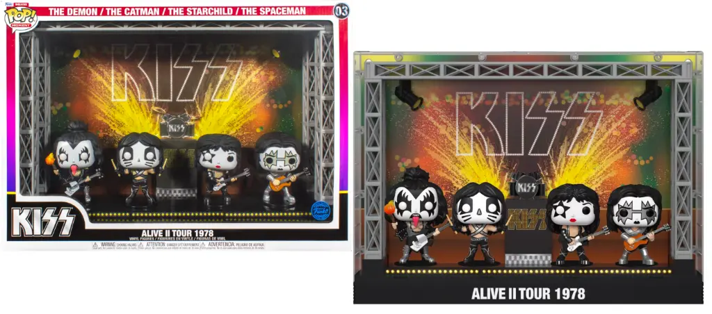 FUNKO POP 03 KISS ALIVE 1978