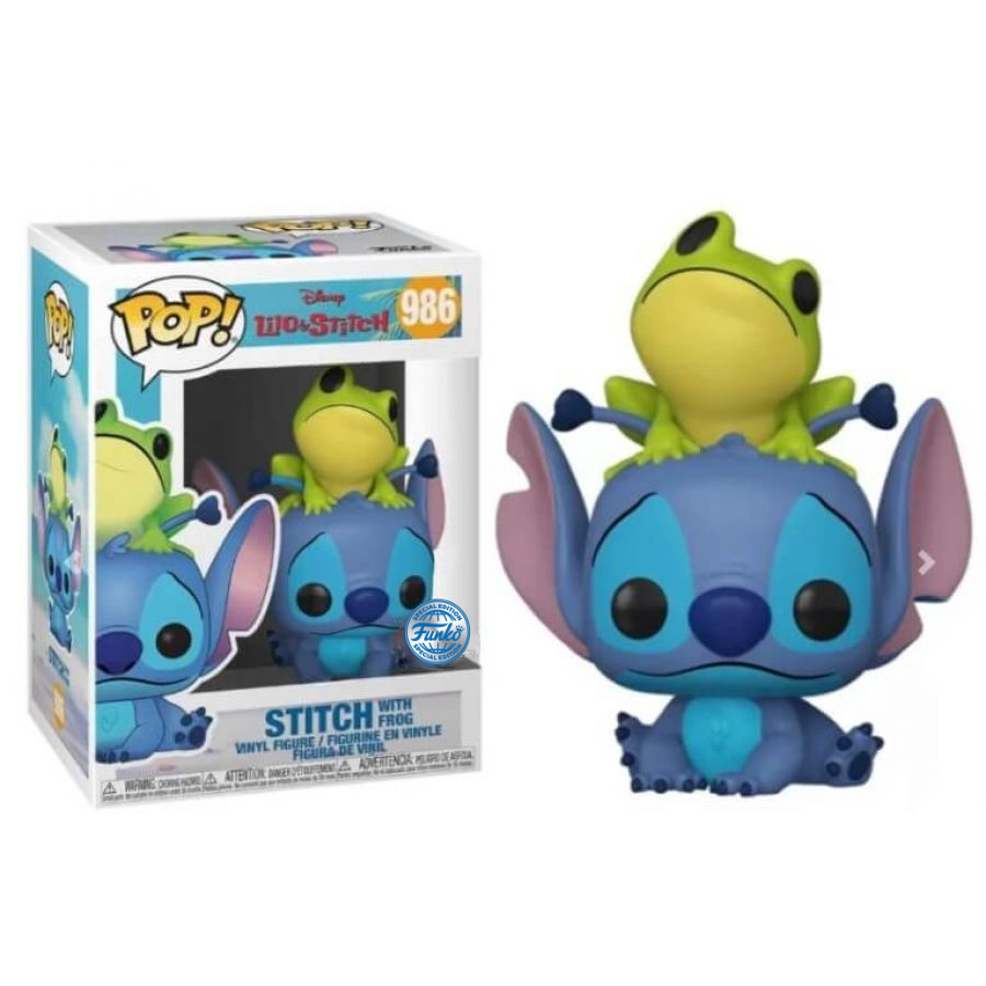 Funko Pop 986 Stitch With Frog SE