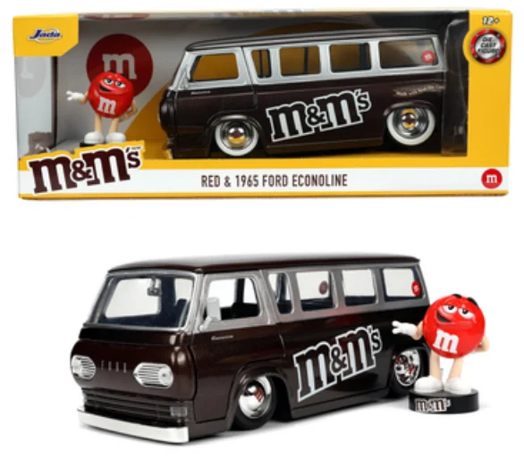 M&M'S - Rouge & 1965 Ford Econoline - 1:24