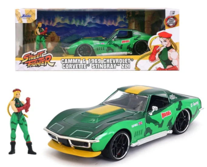 STREET FIGHTER - Cammy & 1969 Chevrolet Corvette Stingray ZL1 - 1:24