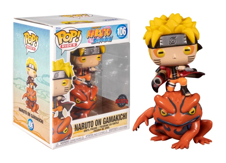 Funko POP 106 Naruto On Gamakichi SE