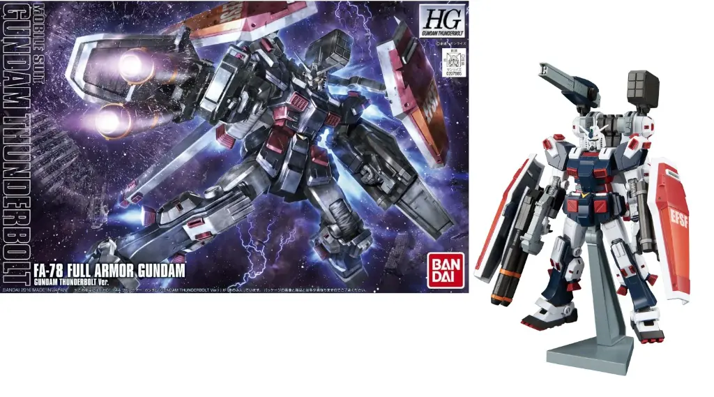 GUNDAM - Model Kit - HG 1/144 - Full Armor Gundam Thunder. - 13 CM