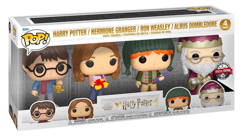 FUNKO 4 PACK HOLIDAY HARRY POTTER SPECIAL EDITION