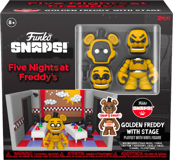 FNAF - Stage w/ Freddy (GD) - Snap Playset Funko