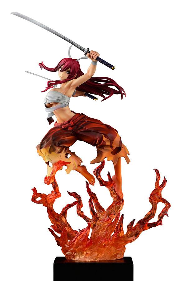 FAIRY TAIL - Erza Scarlet Samurai Ver. Kurenai -Statuette OrcaToys 43cm