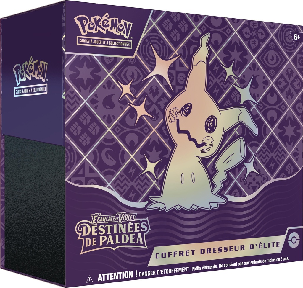 Pokémon JCC EV4.5 Ecarlate et Violet Destinées à Paldea Coffret Dresseur d'Elite FR