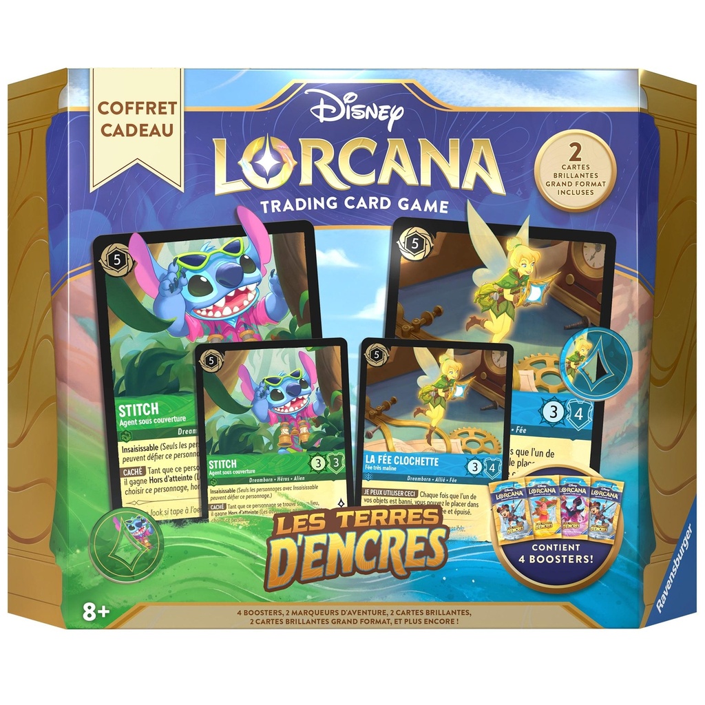 Disney Lorcana JCC : Les Terres d'Encres - Coffret cadeau FR