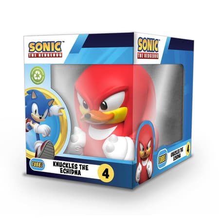 TUBBZ Boîte Canard de bain - Sonic le Hérisson - Knuckles