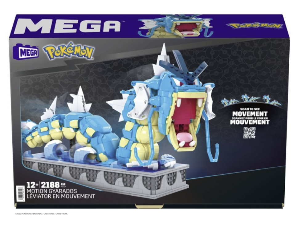 MEGA Construction Pokémon Léviator en Mouvement 2186 brique