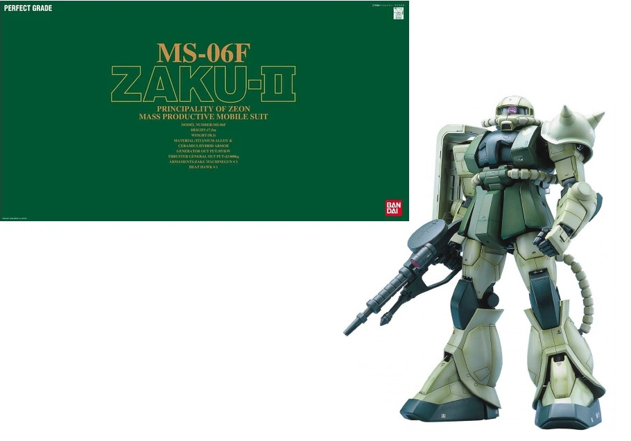 GUNDAM - PG 1/60 - MS-06F Zaku 2 - 30cm REPROD