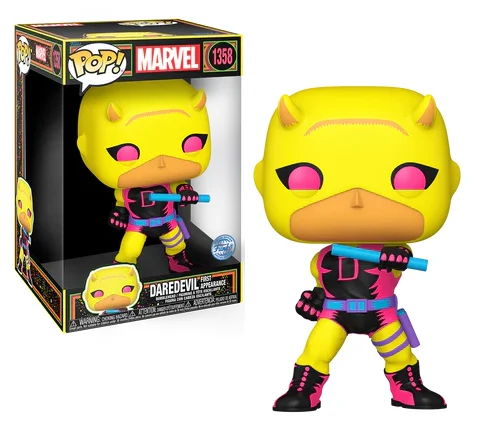 Funko POP 1358 Jumbo Dardevil Blacklight SE