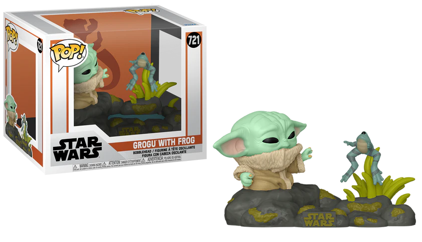 Funko POP 721 Grogu avec Grenouille