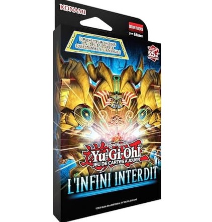 Yu-Gi-Oh! Jcc - Pack De 3 Boosters L'infini Interdit (Blister Cartonné)