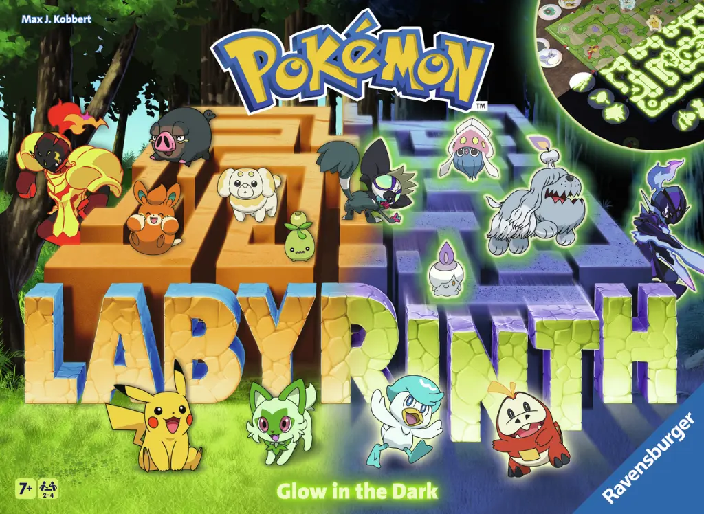 POKEMON - Jeu de Plateau Labyrinth Glow In The Dark