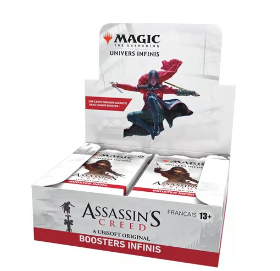 Magic: The Gathering - Univers infinis : Assassin's Creed - Display de Boosters Infinis (24 Boosters) - FR