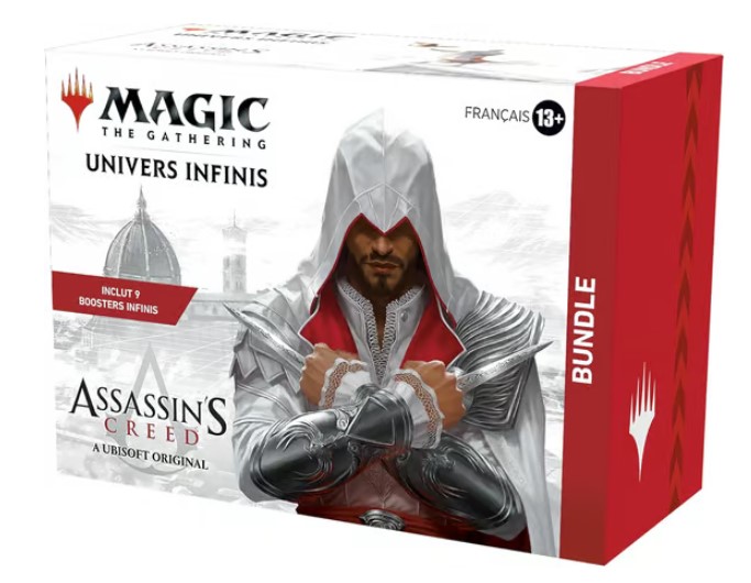 Magic: The Gathering - Univers infinis : Assassin's Creed - Bundle (9 boosters infinis + accessoires) - FR