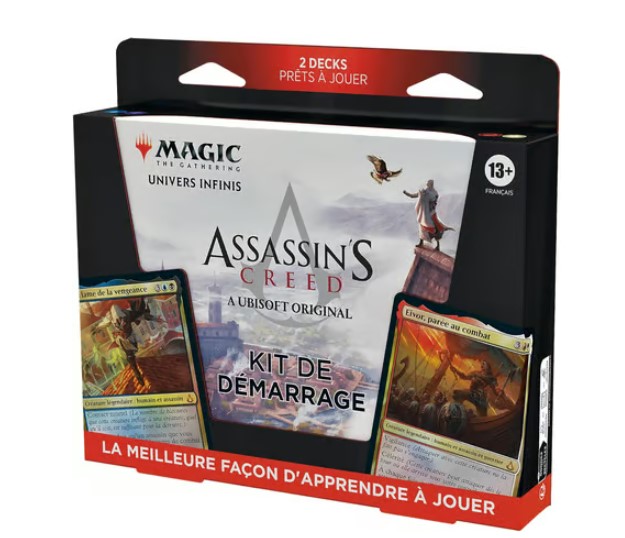 Magic: The Gathering - Univers infinis : Assassin's Creed - Kit de démarrage (2 decks prêts-à-jouer) - FR