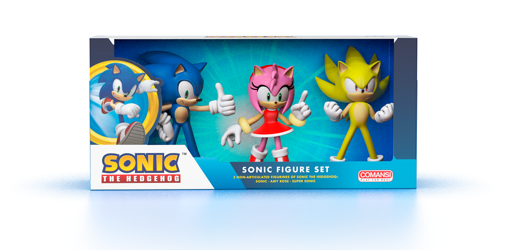 SONIC - Set de 3 Figurines