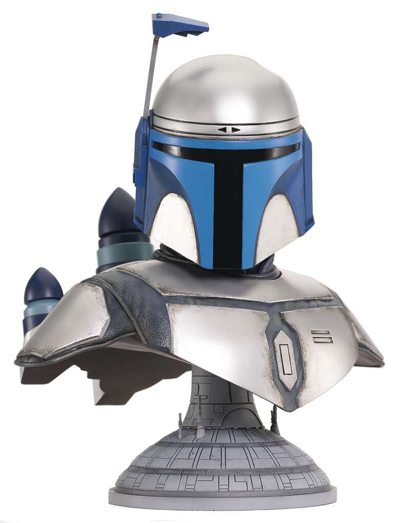 STAR WARS L'ATTAQUE DES CLONES - Jango Fett -Buste Legends 3D 1/2 25cm 