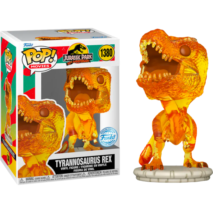 Funko POP 1380 Amber Tyrannosaurus Rex SE