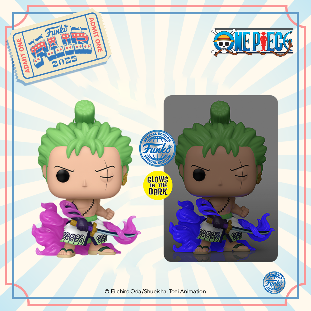 Funko POP 1288 Zoro & Enma GITD SE