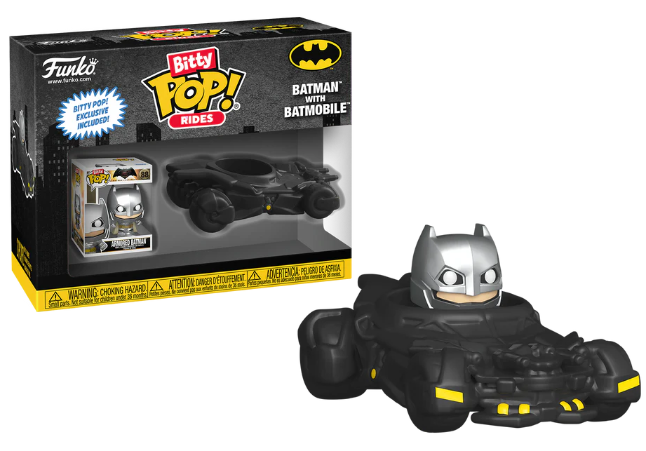 DC - Bitty Pop Ride - Batman avec Batmobile 