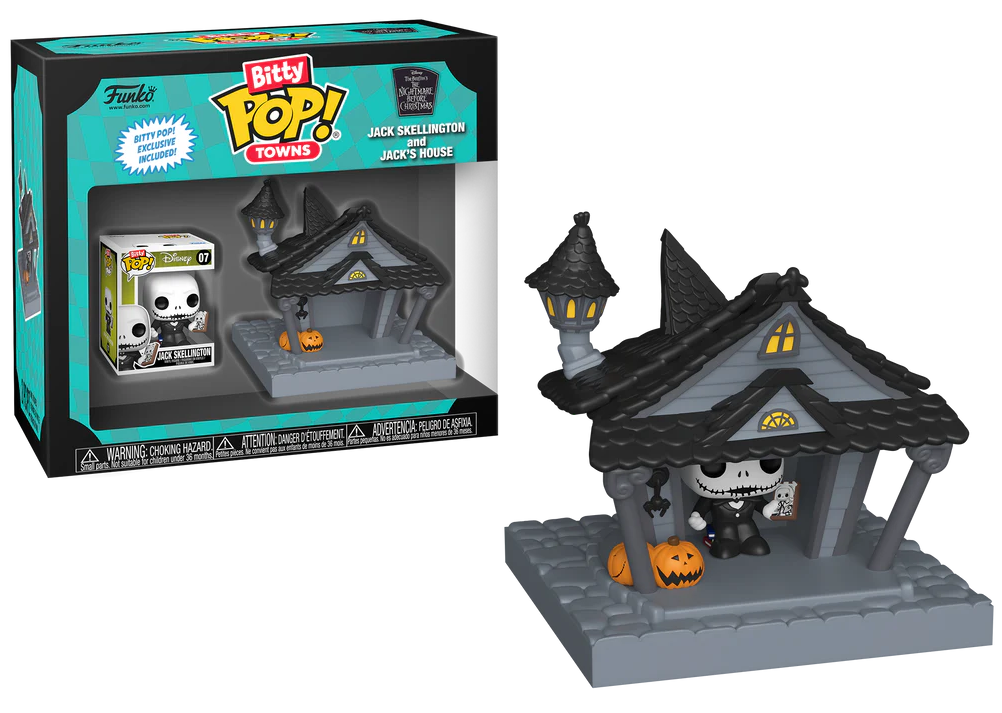 NBX - Bitty Pop Town - Jack Skellington et Maison de Jack 