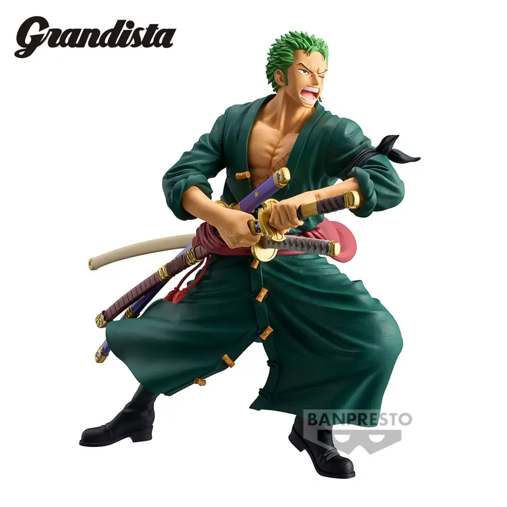 ONE PIECE - Roronoa Zoro - Figurine Grandista 22cm 