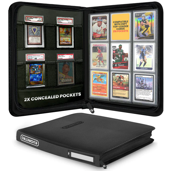 EVORETRO - Shield+ 216 Topload Cards Binder Black 