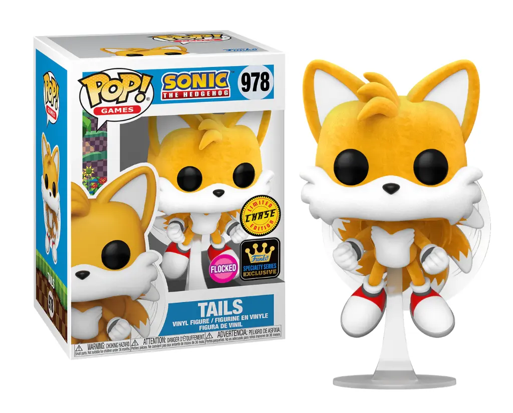 Funko POP 978 Tails Funko Exclusive Flocked Chase