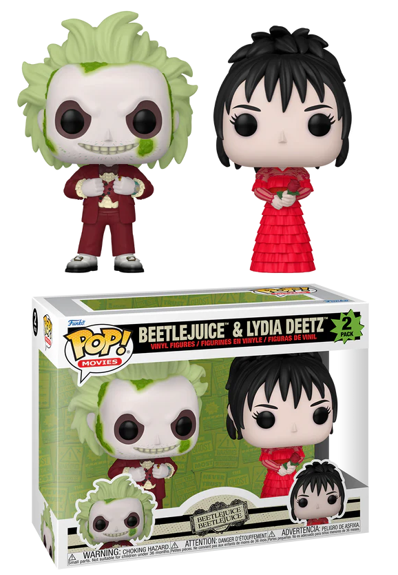 Funko POP 2 Pack Beetlejuice & Lydia Deetz