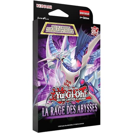Yu-Gi-Oh! JCC - Pack de 3 Boosters La Rage des Abysses (Blister cartonné) - FR 