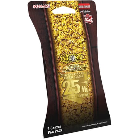 Yu-Gi-Oh! JCC - Pack de Booster La Bonanza du Quart de Siècle (Blister cartonné) - FR 