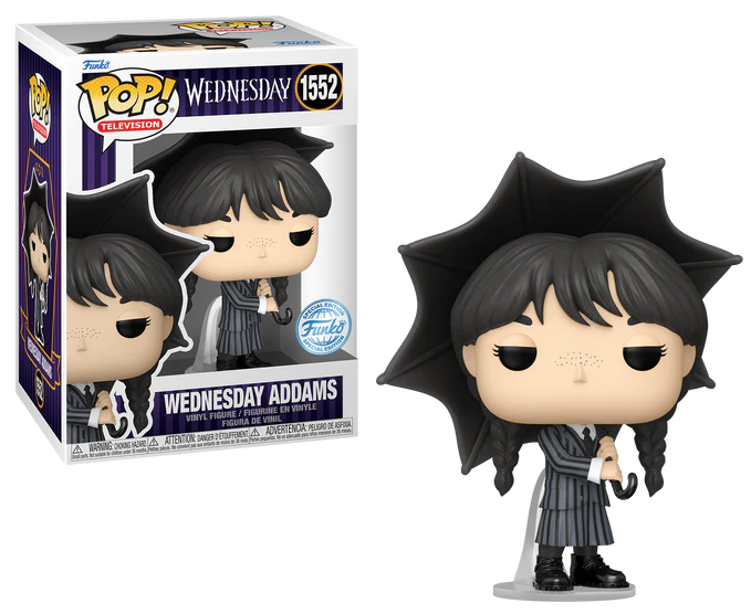 Funko POP 1552 Mercredi Addams avec Parapluie SE