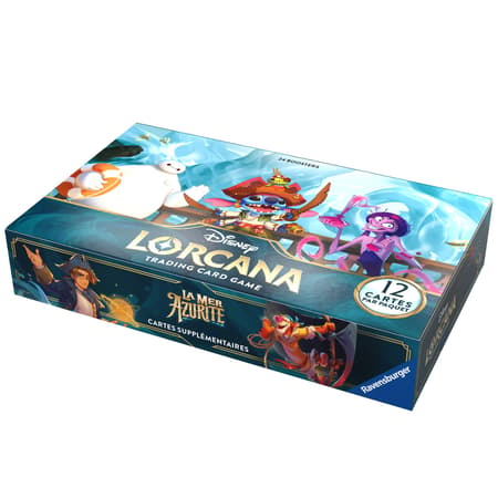 Disney Lorcana JCC : La Mer Azurite - Display de Boosters (24 Boosters) - FR 