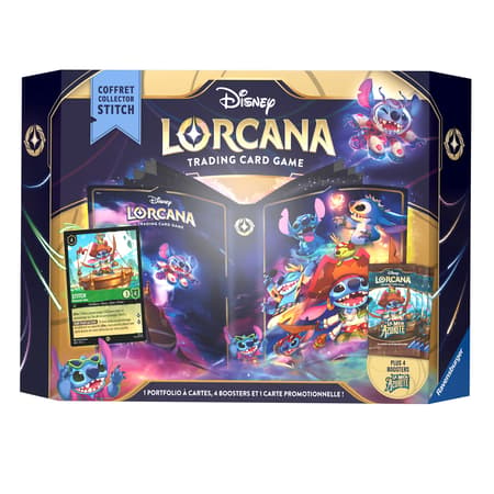 Disney Lorcana JCC : La Mer Azurite - Coffret Collector Stitch - FR 