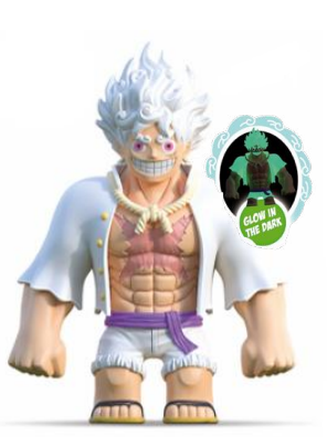 ONE PIECE - Luffy "Gear 5" Glow In The Dark -Figurine Elastikorps 23cm 