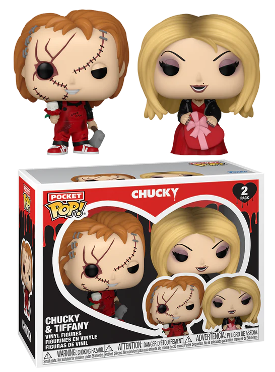 VALENTINES - Pocket Pop 2 Pack- Chucky & Tiffany 