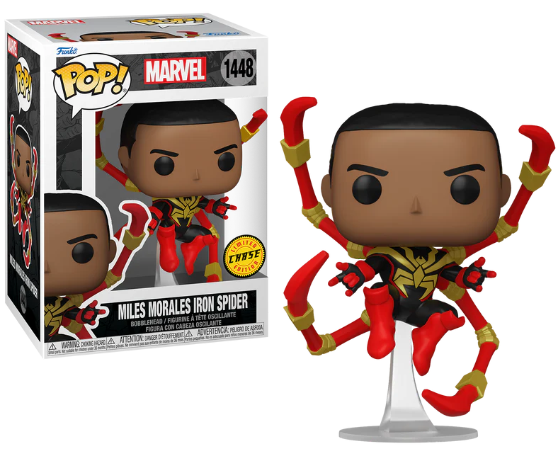 Funko POP 1448 Miles Morales Iron Spider Chase