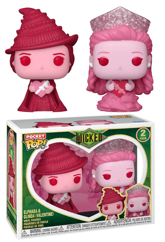 VALENTINES - Pocket Pop 2 Pack - Elphaba & Glinda 