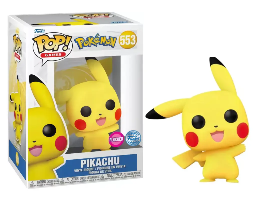 Funko POP 553 Pikachu Flocked SE