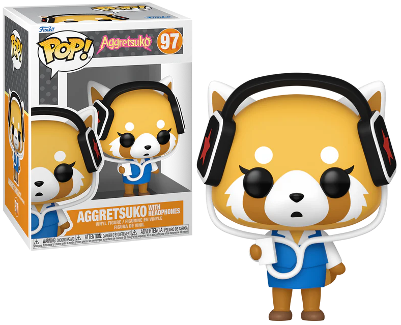 Funko POP 97 Aggresuko With Headphones