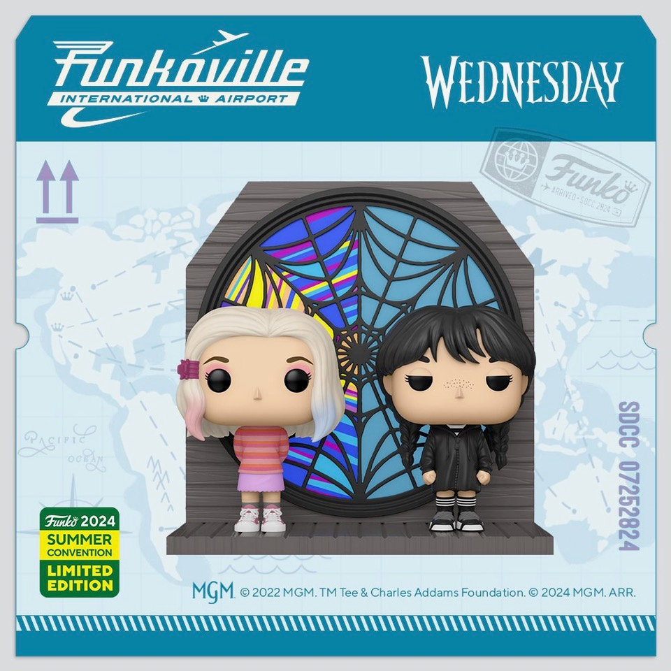 Funko POP 1541 Mercredi & Enid 2024 Summer Convention