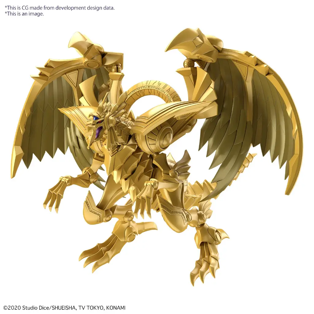 YU-GI-OH! -Figure-rise stand. Amplified Winged dragon of Ra - Model Kit 