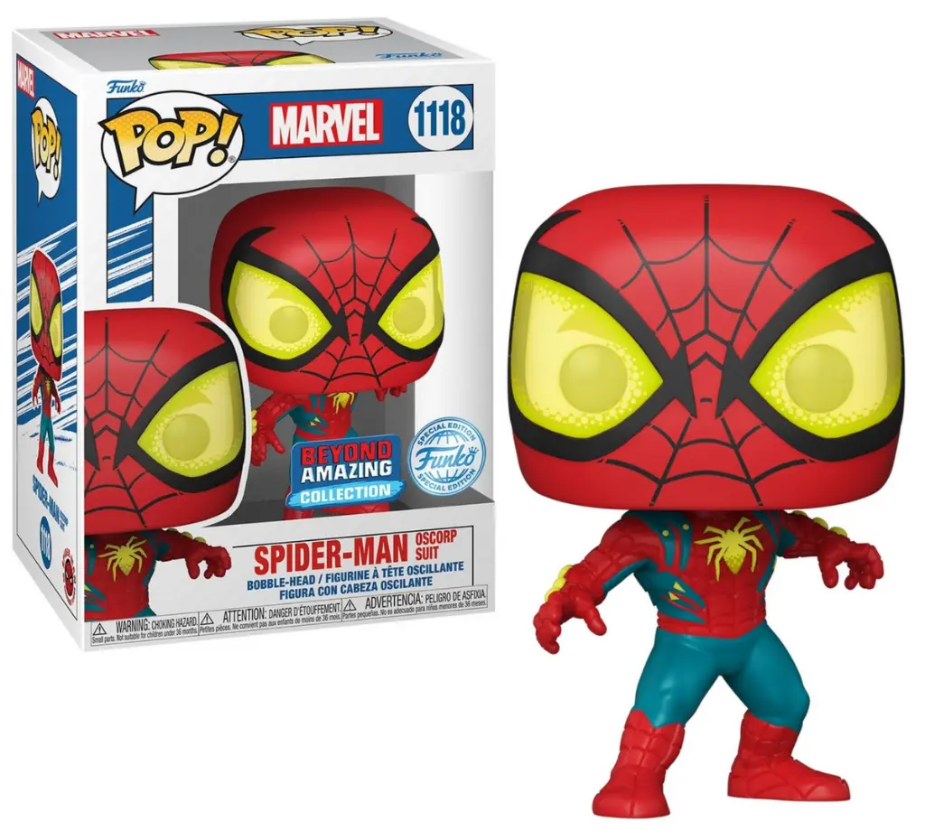 Funko POP 1118 Spider-Man Oscorp Costume SE