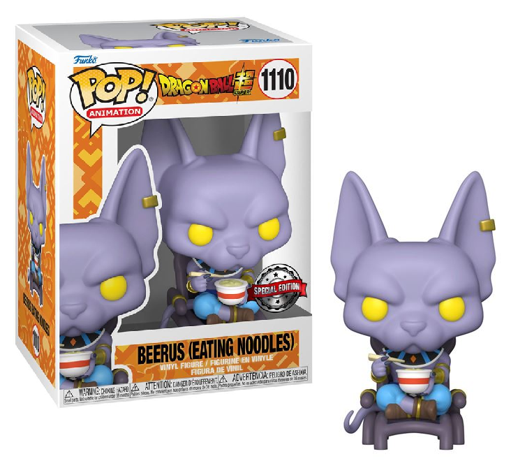Funko POP 1110 Beerus Eating Noodles SE