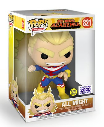 Funko POP 821 All Might GITD Funimation 2020 Exlcusive