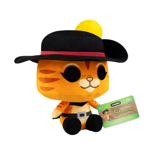SHREK - Funko Peluche 18cm - Chat Potté 
